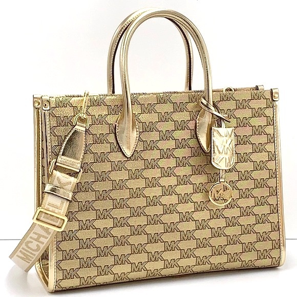 Michael Kors Medium Mirella EW Tote Bag Crossbody Shoulder Handbag NWT - Picture 4 of 16